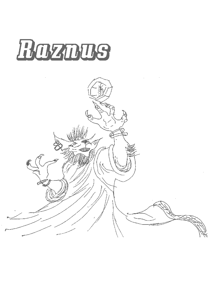 coloriage chaotic raznus